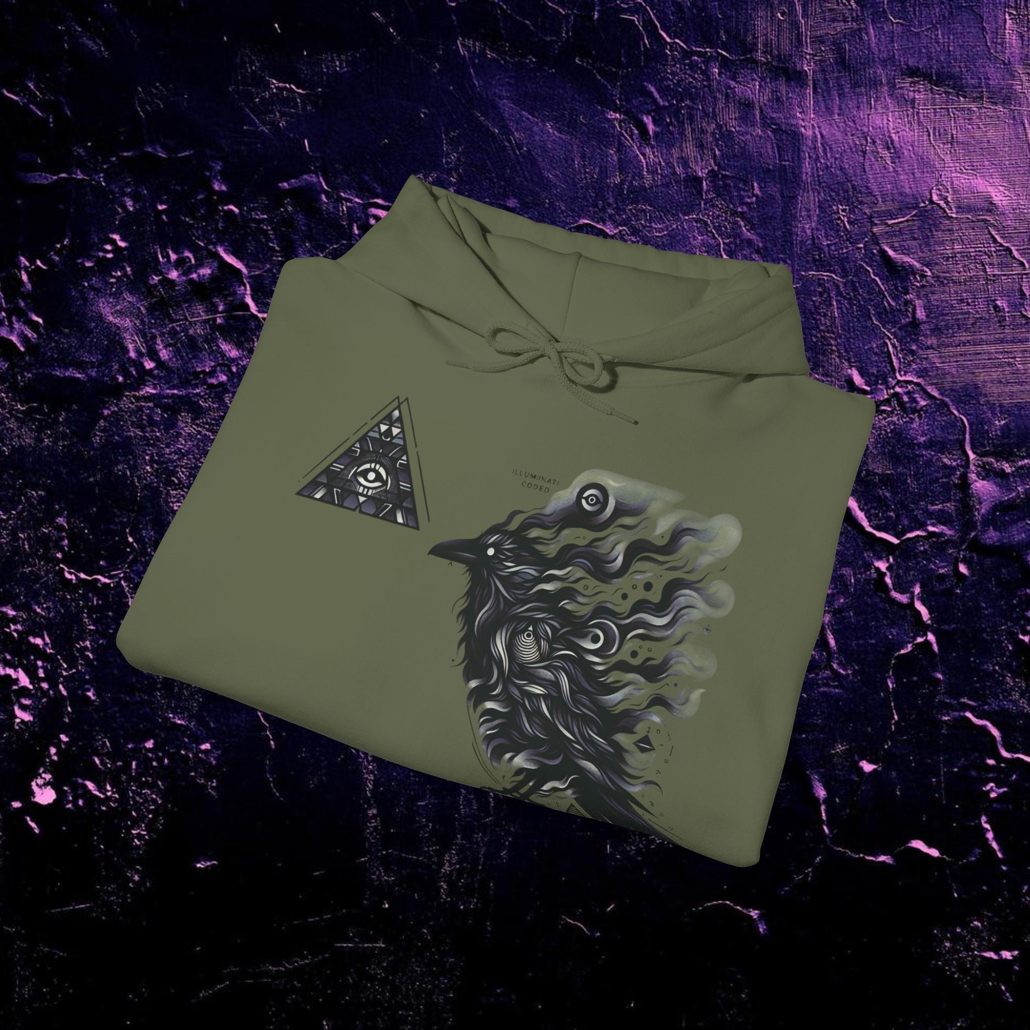 Hoodie - Coded Raven