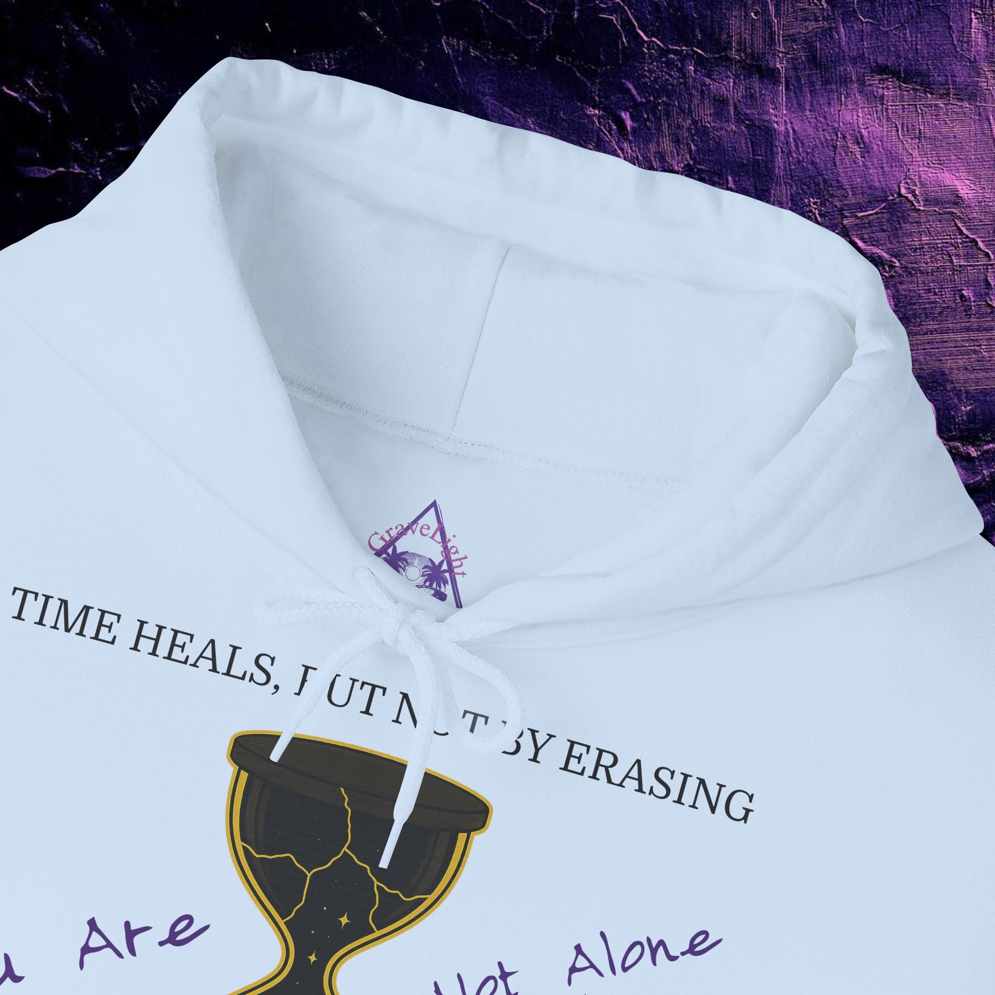 Hoodie - Time Heals Inspirational Design
