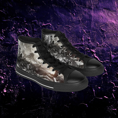 Sneakers Lines Art Design Shoes