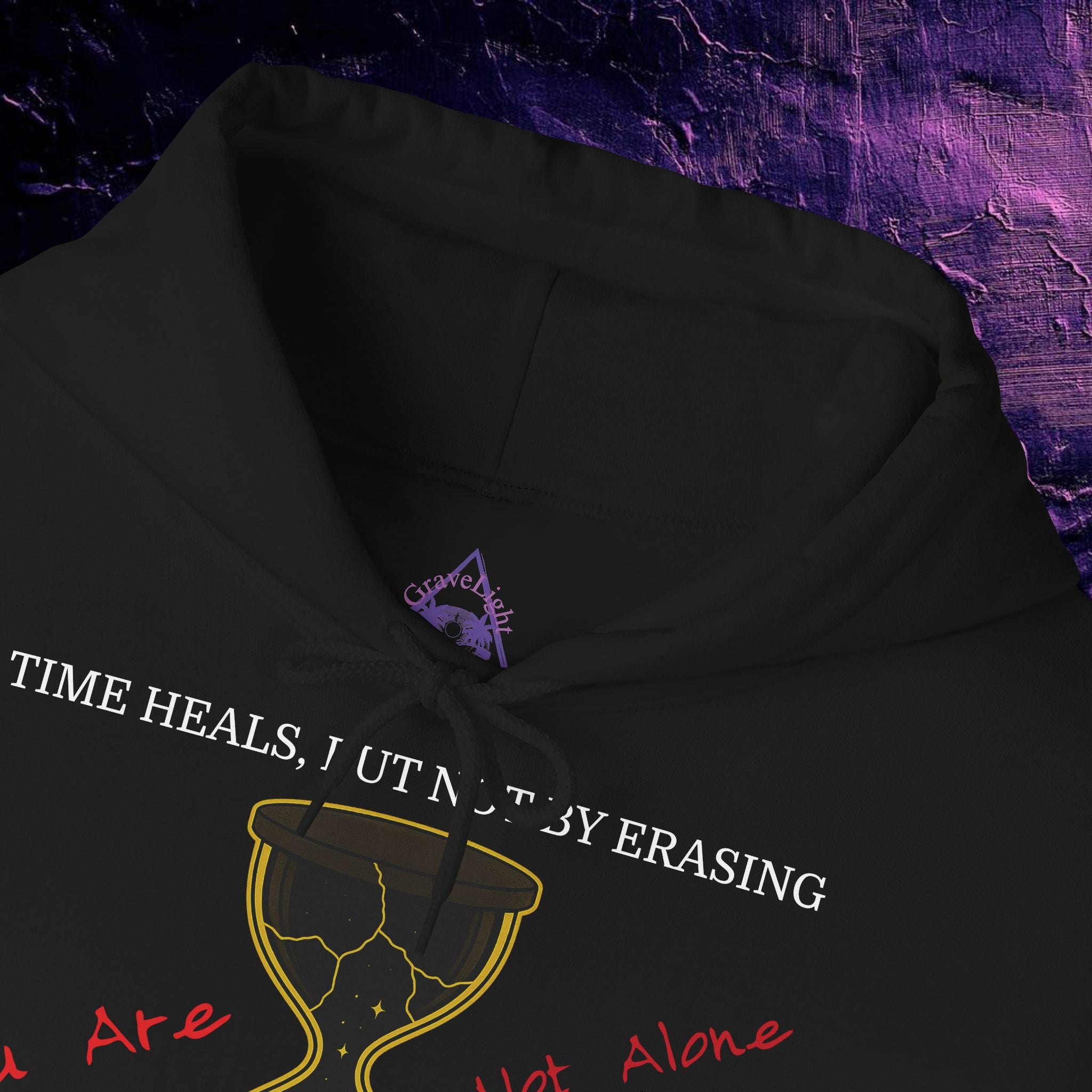 Hoodie - Time Heals Inspirational Design