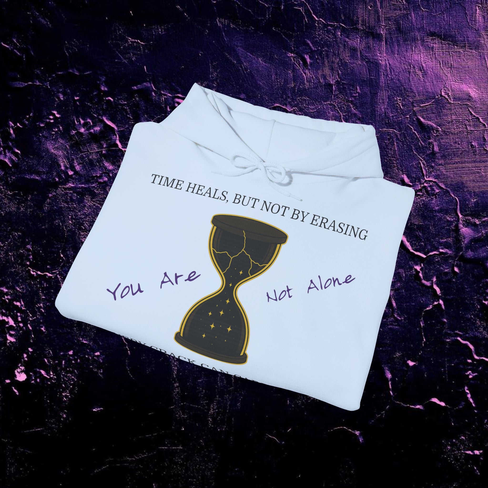 Hoodie - Time Heals Inspirational Design