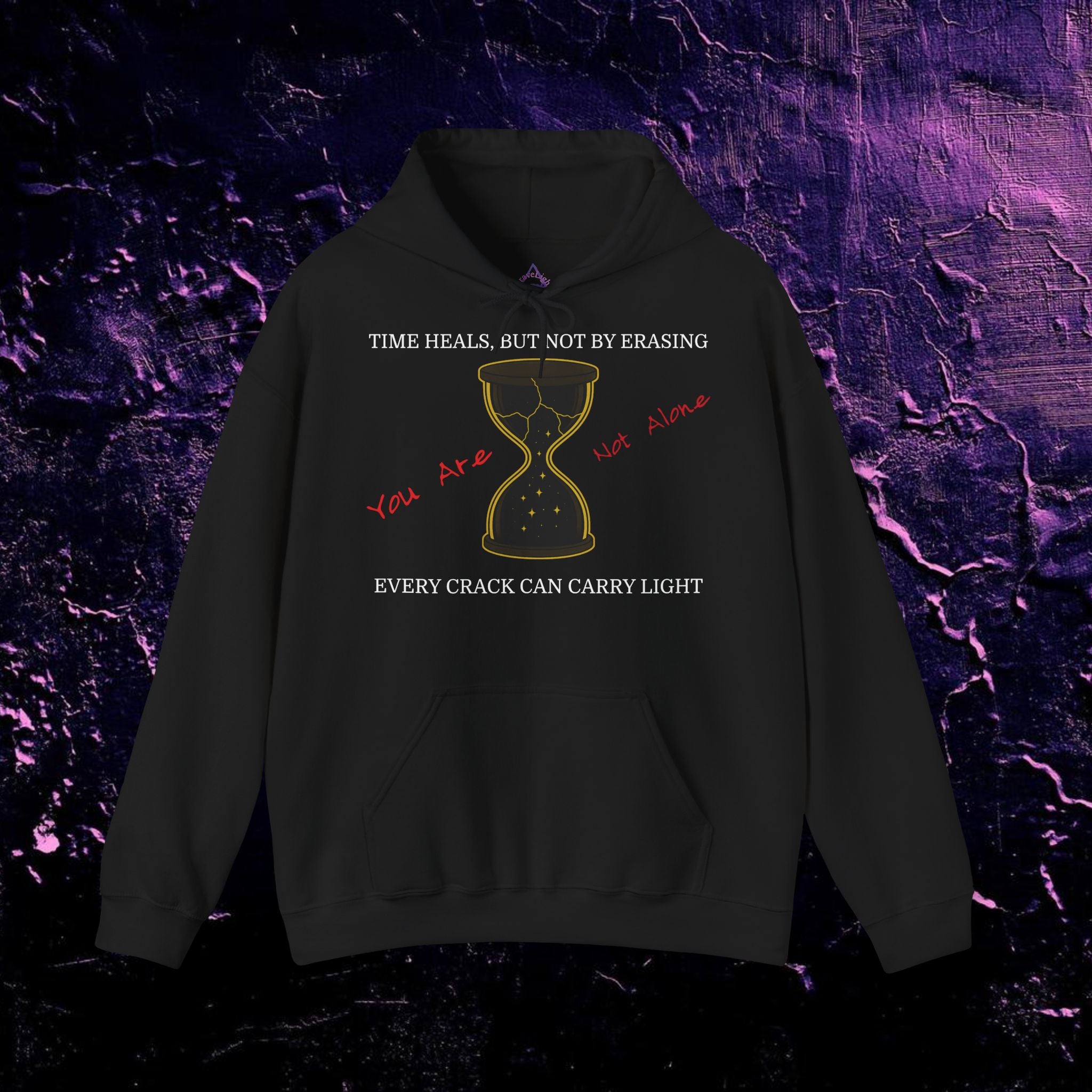 Hoodie - Time Heals Inspirational Design