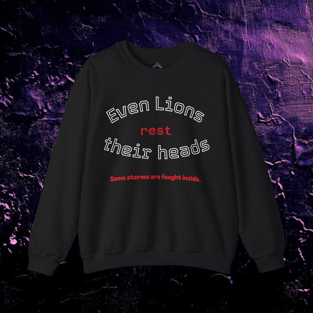 Pullover - Even Lion Rest Their Head