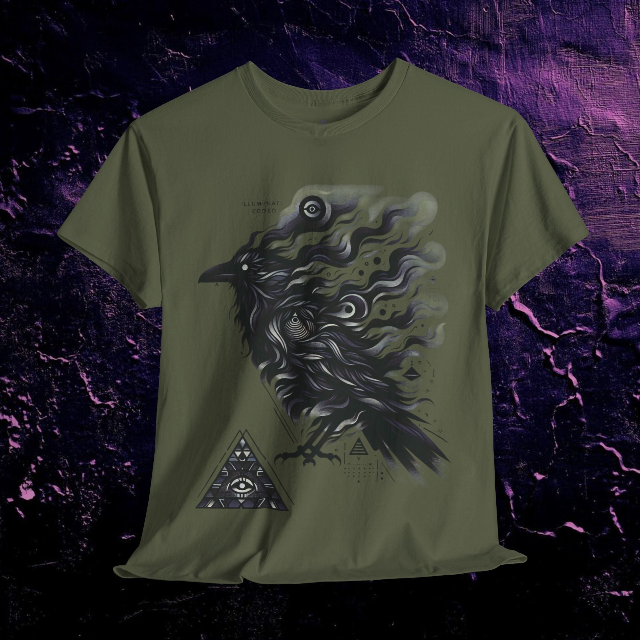 T-Shirt - Coded Raven    Raven Collocation