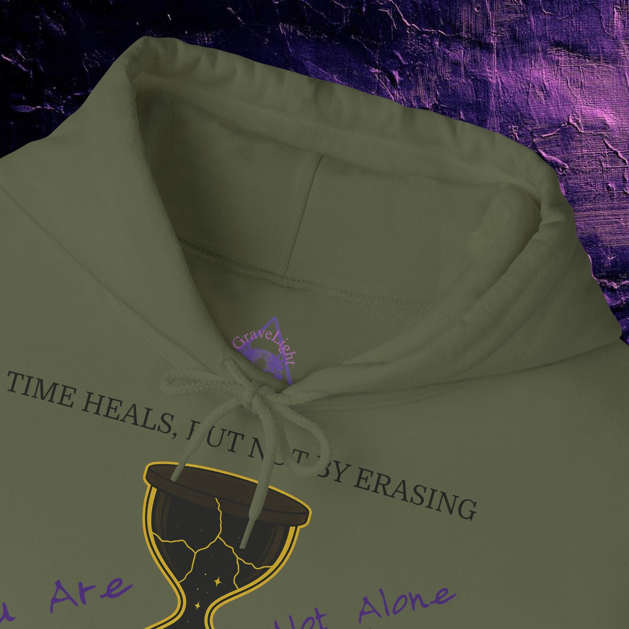 Hoodie - Time Heals Inspirational Design