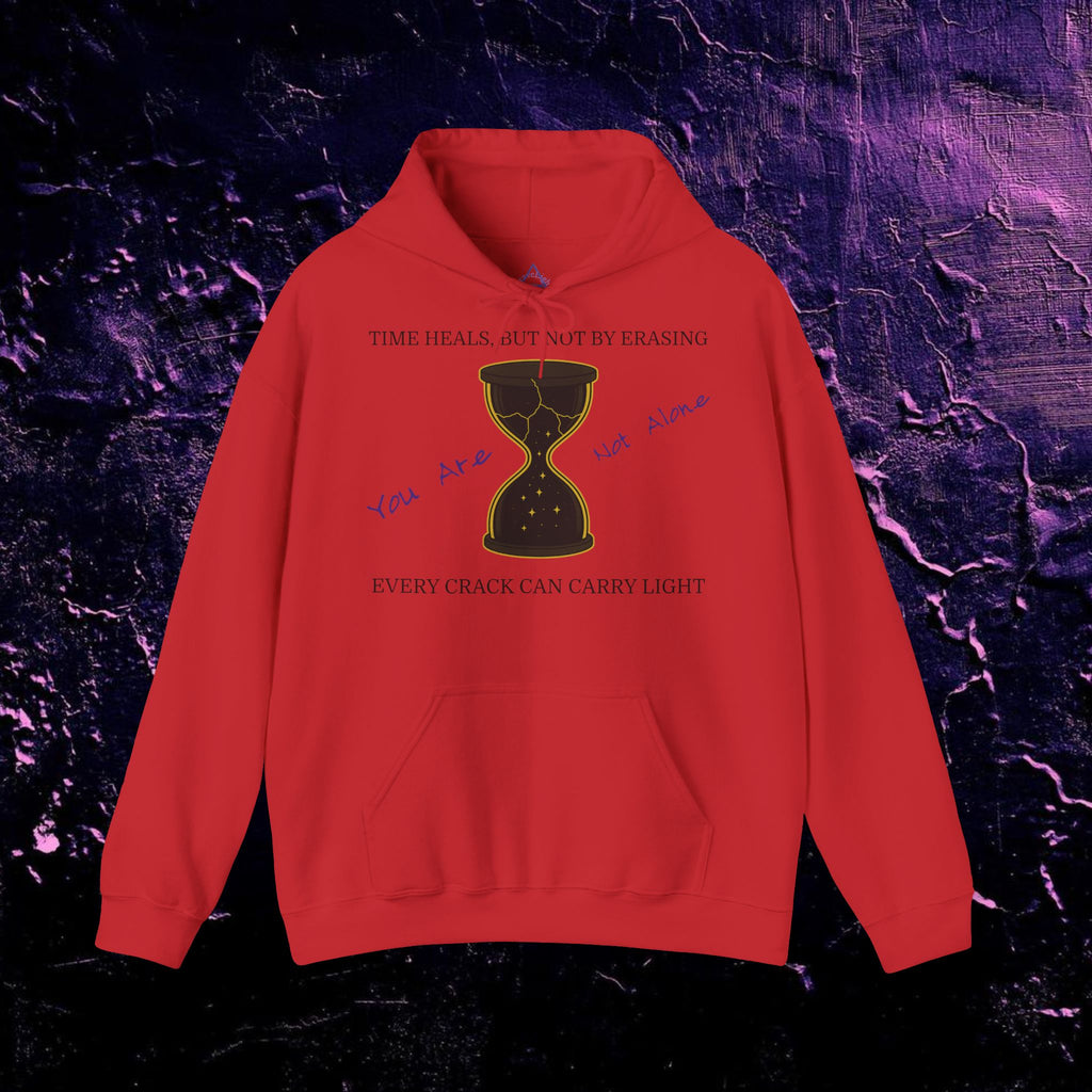 Hoodie - Time Heals Inspirational Design