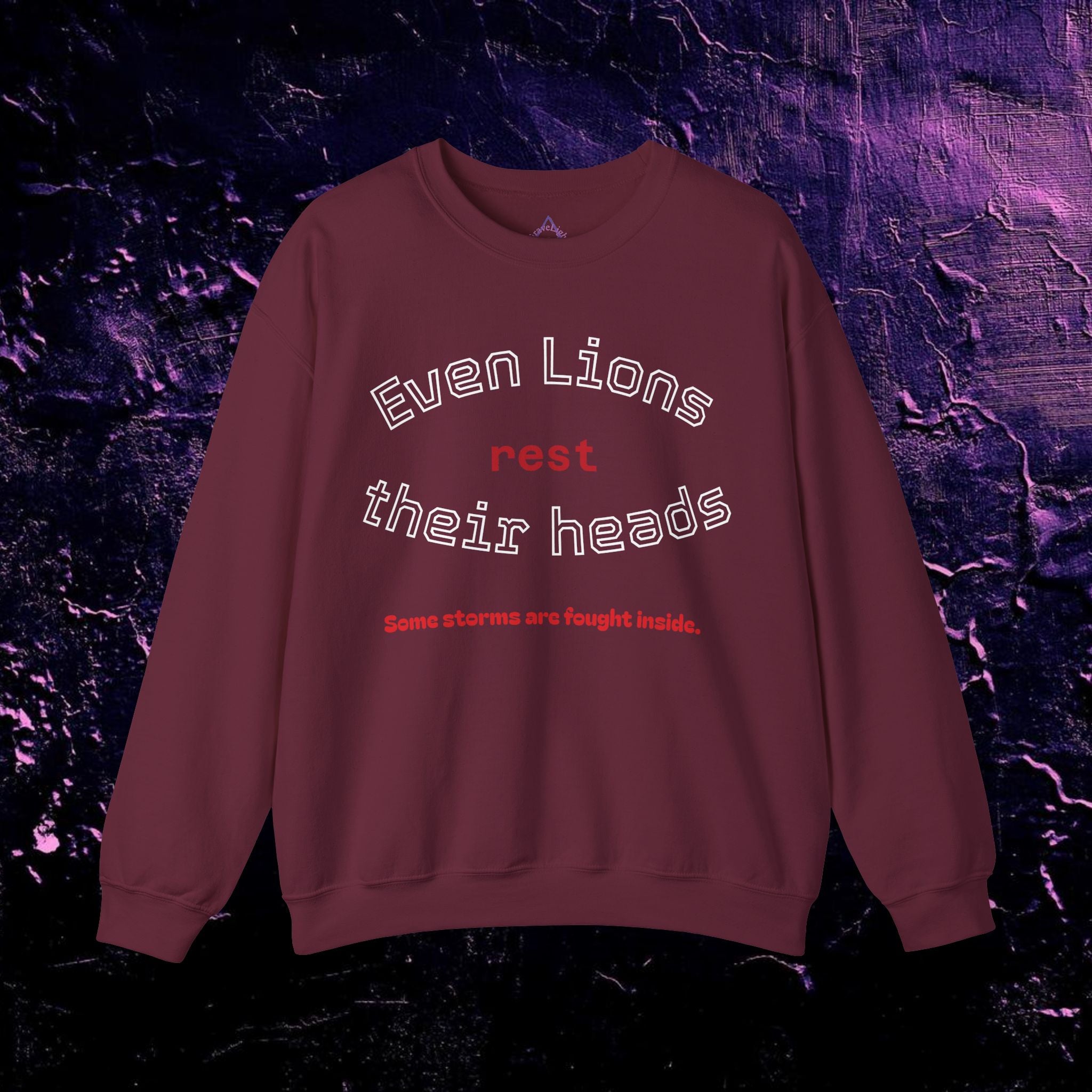 Pullover - Even Lion Rest Their Head