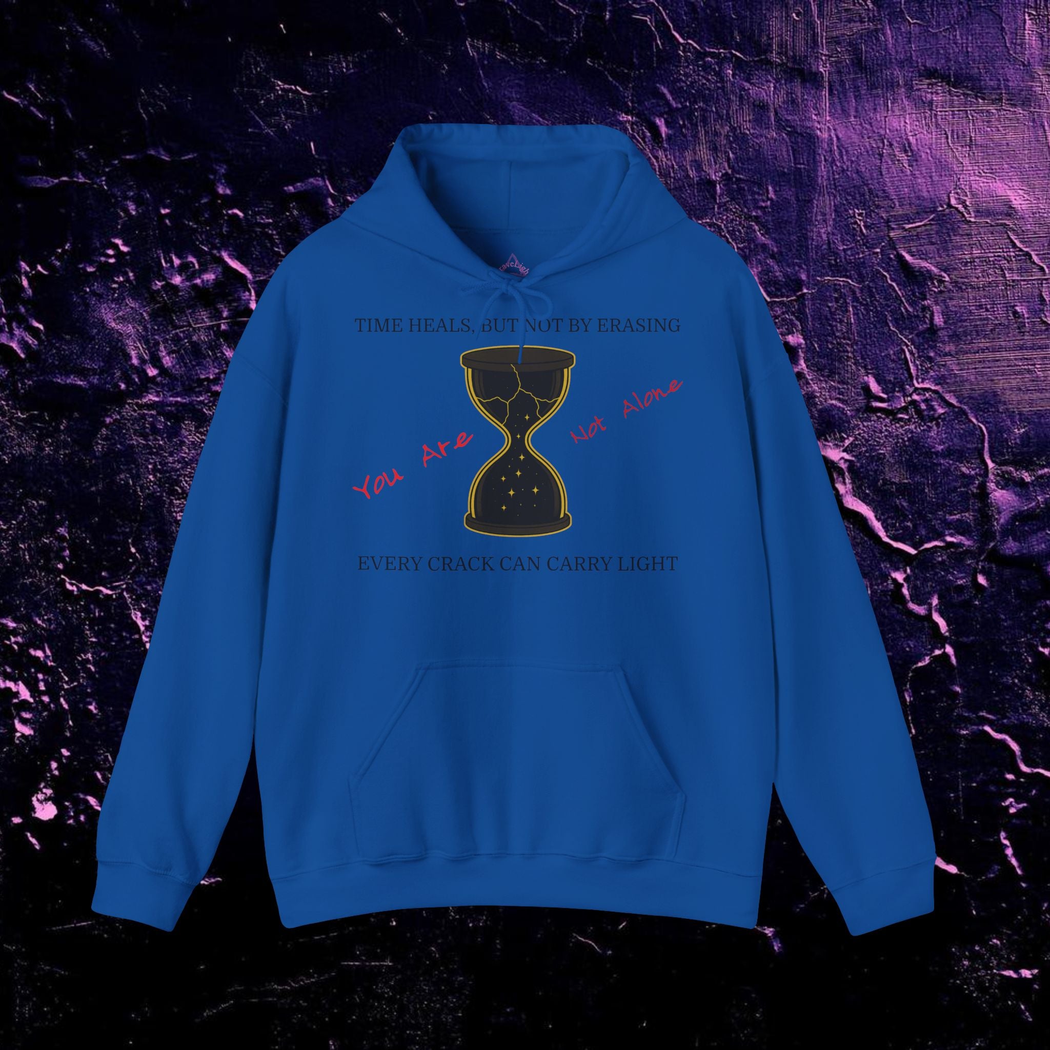 Hoodie - Time Heals Inspirational Design