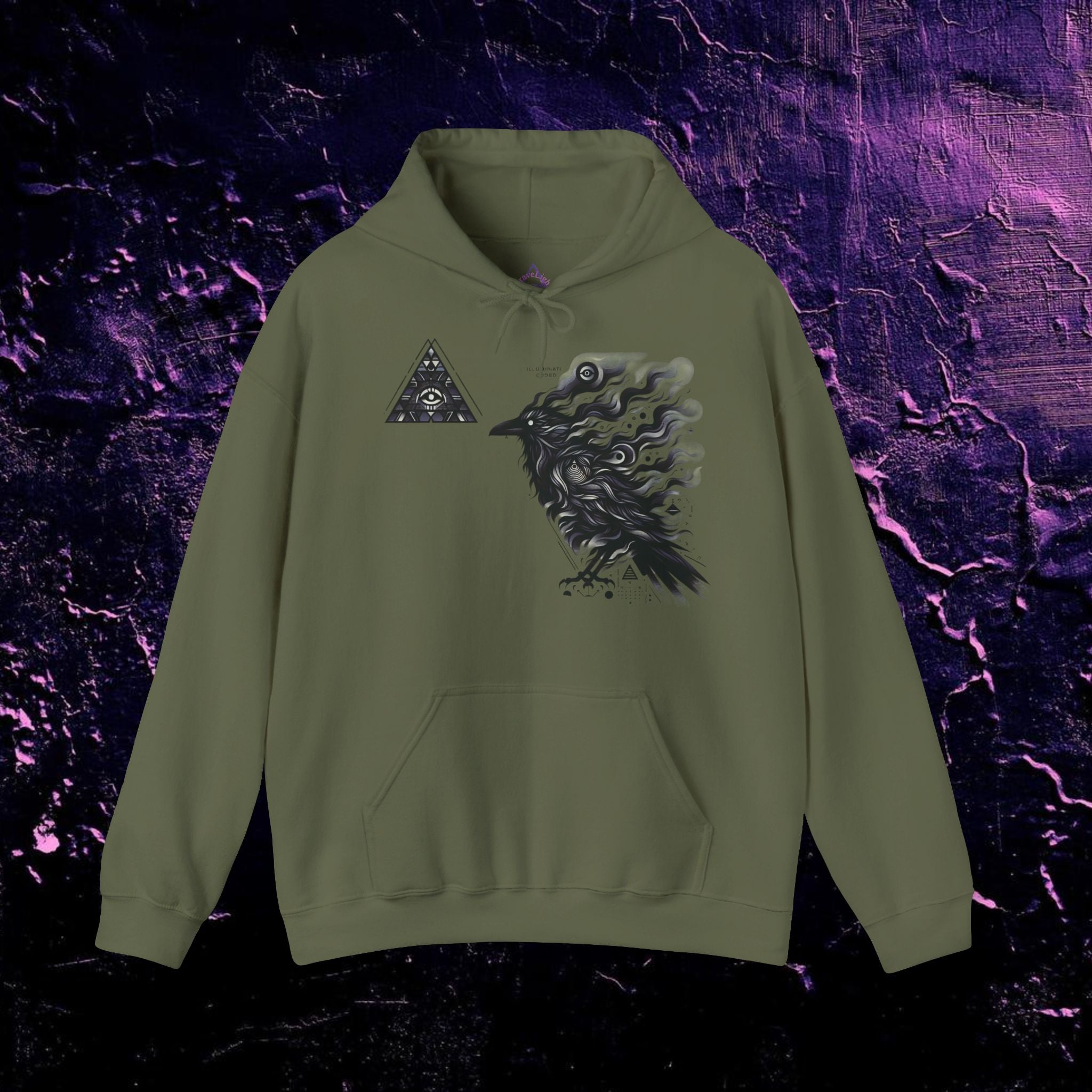 Hoodie - Coded Raven